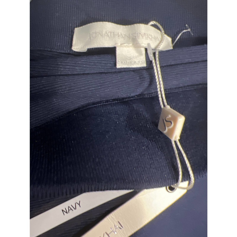 JONATHAN SIMKHAI - Navy Blue Trumpet Fluted Skirt - Size S  - NWT - Picture 5 of 5